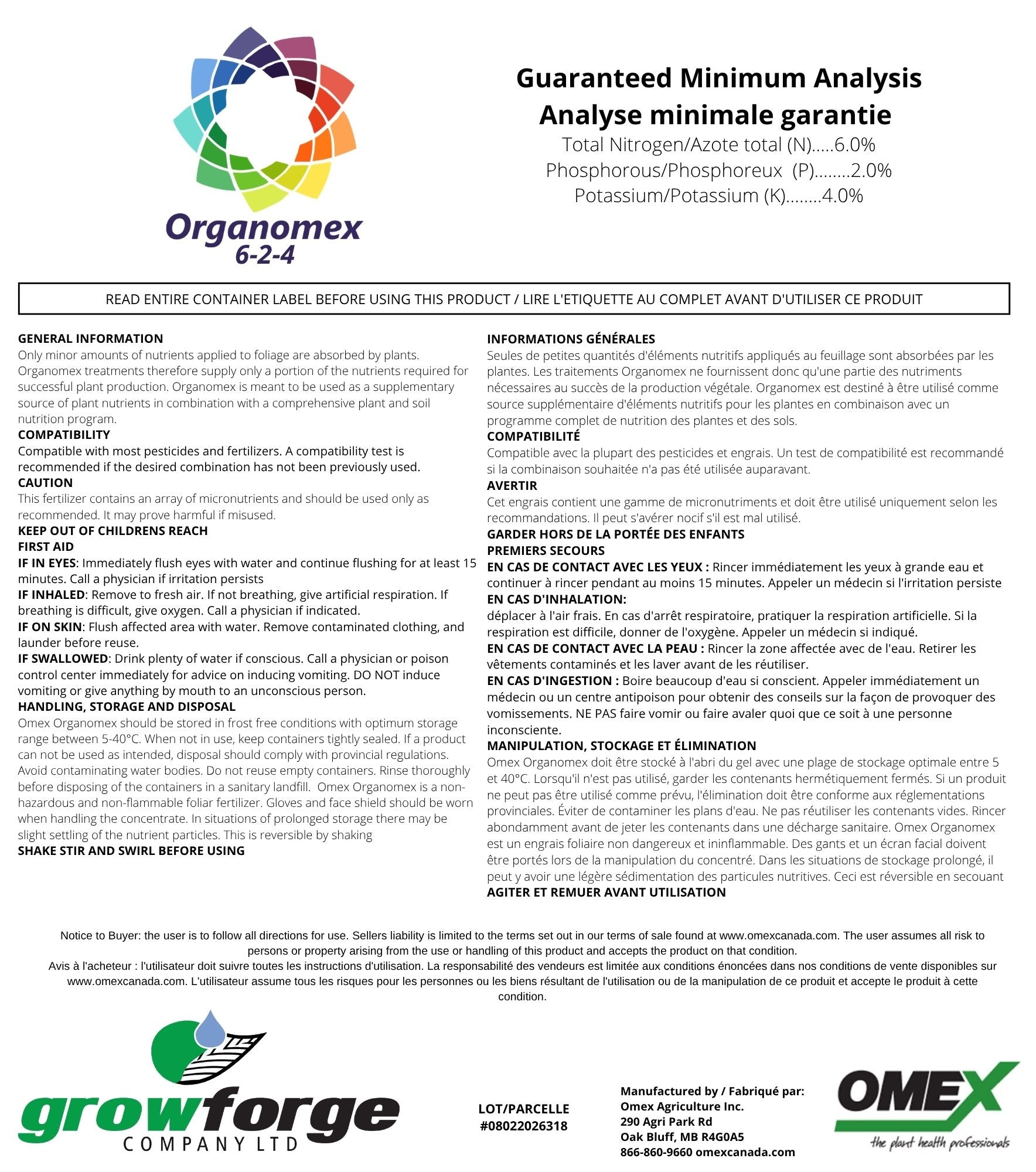 Organomex 6-2-4